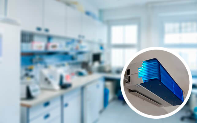 Lámparas UV germicidas para laboratorios